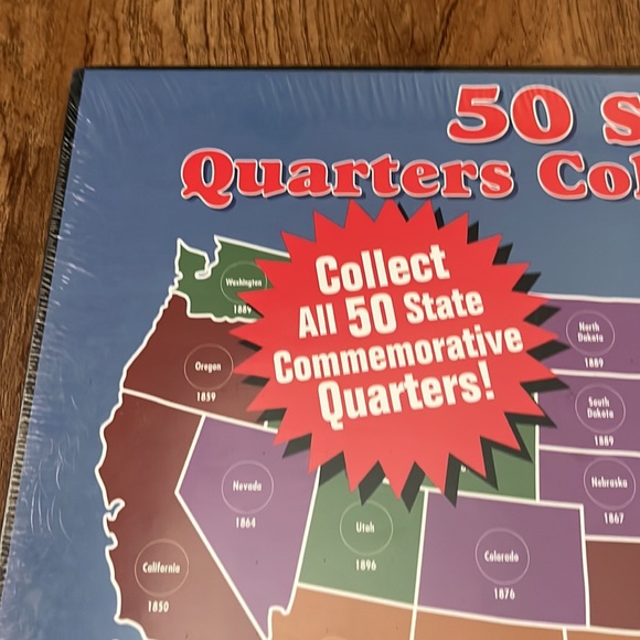 50 State Quarter Collectors Map - Picture 2 of 7